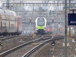 BLS - Regio nach Thun mit dem Triebzug RABe 515 027-1 kurz vor der einfahrt in die Haltestelle Bern-Wankdorf am 25.03.2016