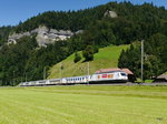 BLS - 465 004-0 (Güezzi -Express) Kambly-Zug als RE Bern - Luzern unterwegs  bei Kröschbrunnen / BE am 07.08.2016