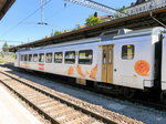 BLS - Steuerwagen  Bt 50 85 80-35 990-1 in La Chaux de Fonds am 27.08.2016