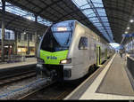 BLS - Triebzug RABe 515 038 als IR nach Bern im Bahnhof Olten am 06.02.2021