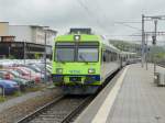 BLS - Einfahrender Regio an der Spitze der Steuerwagen ABt 50 85 80-35 936-4 im Bahnhof Burgdorf am 01.05.2014