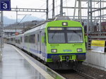 BLS - Regio nach Thun mit dem Triebwagen  RBDe 4/4 565 733 bei der einfahrt in die Haltestelle Bern-Wankdorf am 25.03.2016