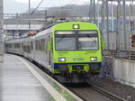 BLS - Regio nach Thun mit dem Triebwagen RBDe 4/4 565 741-6 bei der einfahrt in die Haltestelle Bern-Wankdorf am 25.03.2016
