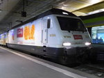 BLS - Werbelok 465 004-0 im Bahnhof Bern am 03.04.2016