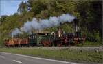 Zum 175-Jährigen hat die SBB Historic die Spanisch Brötli-Bahn ausgepackt. 

Bei Rheinsulz erreicht die Abendsonne die Spanisch Brötli Bahn von der Rheinseite auf dem Weg nach Laufenburg. Oktober 2022 