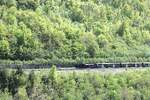 Dampffahrt von SBB Historic am 26.04.2026, Tender voran zieht die B 3/4 ihren Zug von L�ufelfingen nach Sissach, hier kurz vor R�mlingen.