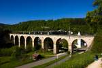 B 3/4 1367 zieht EXT �ber das R�mlingerviadukt