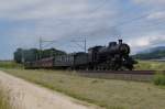 Der Zubringerzug zum Tag der offenen Tore im Bahnpark Brugg wurde am 17.6.12 von der C 5/6 2978 gezogen.