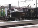 Dampflok  E 3/3  4  * SCHWYZ  * im Bahnhofsareal von Balsthal am 30.12.2007