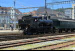SBB - Eb 3/8  5819 unterwegs mit Extrazug im Bahnhof Brugg am 23.05.25026