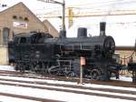 DBB - Dampflok  Eb 3/5 5810 im Bahnhofsareal von Burgdorf am 14.02.2009