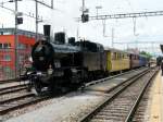 DBB - 150 Jahre Eisenbahn in Konolfingen - Eb 3/5 5810 mit Extrazug im Bahnhof Konolfingen am 01.06.2014