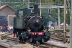 SCB Mallet 196 bei einer Rangierfahrt am 22.08.2009 im Bahnhof Koblenz.