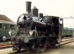 Ed 3/4  11  am Dampfloktreff in Sumiswald im August 1987