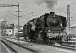 Die mächtige und zugleich formschöne SNCF 241-A-65 auf einer Rangierfahrt in Konstanz.