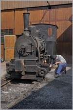 50 Jahre Blonay - Chamby; Mega Steam Festival: Die G 2/2 Bn2t, 1889 gebaut von Arnold Jung in Jungenthal bei Kirchen für das Consorzio Correzione del Fiume Ticino.