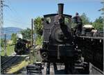 Festival Suisse de la vapeur / Schweizer Dampffestival 2026 W�hrend die kleine G 2/2 TICINO in Chaulin mit Waser und Brennmaterial versorgt wird, dampft auf der Strecke nach Chamby die HG 3/4 N�3 mit