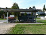 Schmalspur Dampflok AUENSTEIN beim Sportplatz in Auenstein am 05.09.2020