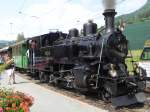 Im August am Bahnhof von Blonay