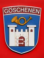 Gepäcktriebwagen Deh 4/4 91 (ex-FO) - Wappen von GöSCHENEN
