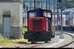 SBB - Tm  98 85 5 232 143-8 abgestellt im Bahnhof Martigny am 24.05.2026