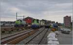 Das Grenchen Nord ein BLS Bahnhof ist merkt man immer wieder, wenn Bauarbeiten vorgenommen werden und in der Folge BLS Loks und Arbeitsfahrzeuge in Grenchen Nord stationiert werden.