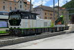 TransN / RVT - Tm 98 85 5 235 077-5 abgestellt im Bahnhof von Fleurier am 11.07.2026