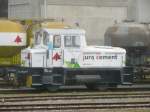 jura cement - Rangierlok Tm 2/2  237 924-6 * Esperanza * abgestellt im Betriebsareal in Wildegg am 09.09.2008
