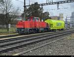 LPAG - Lok 92 85 8 841 008-6 mit Tagnpps 37 80 076 8 976-3 abgestellt in Aarberg am 31.01.2026