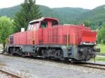 SBB - Am 841 016-9 abgestellt im Bahnhofsareal von Reuchenette-Pry am 01.08.2008