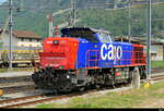 SBB - Lok 98 85 5 843 054-8 abgestellt in Mendrisio am 18.04.2026