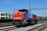 Am 843 066-2 rangiert am 23.04.2026 beim Bahnhof Kaiseraugst.