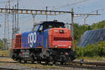 Am 843 055-5 durchf�hrt am 17.07.2026 solo den Bahnhof Pratteln.