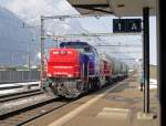 Wie viel Kubik Fels die Am 843 074-6  Uristei  vom Gotthard schon wegtransportierte ist ungewiss.