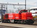 SBB - Am 843 011-8 im Bahnhof Langenthal am 25.03.2010
