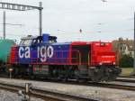 SBB - Am 843 080-3 im Bahnhofsareal von Langenthal am 25.03.2010
