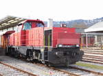 SBB - Am 841 000-3 im Güterbahnhof Biel am 11.03.2017