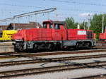 SBB - Am  841 026-6 im Bahnhofsareal von Yverdon les Bains am 09.05.2017