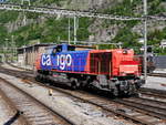 SBB - Am  843 070-0 im Bahnhof Brig als Lokzug am 18.05.2018