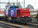 SBB - Disellok Am 843 075-3 in Mendrisio am 18.09.2010    