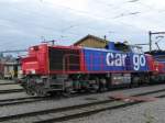 SBB - Lok Am 843 066-2 im Güterbahnhof Biel am 14.12.2014