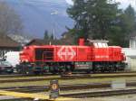 SBB - Am 843 019-1 im Bahnhof Buchs/SG am 27.03.2015