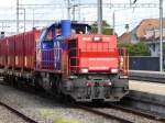 SBB - Am  843 086-0 bei Rangierarbeiten im Bahnhof Grenchen Süd am 24.09.2015