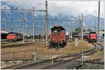 Eem 923 001-2, Em 3/3 18838 und Am 843 060-5 in Buchs SG (03.10.2016)