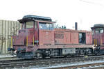 Für die Bm 4/4 18413 hat bald die letzte Stunde geschlagen. Sie steht auf einem Nebengleis beim Bahnhof Kaiseraugst und wartet auf den Abbruch bei der Firma Thommen. Die Aufnahme stammt vom 11.03.2017.