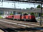 SBB - Lsch und Rettungszug St.Gallen an der Spitze die Lok Bm 4/4 18440 im Bahnhof St.Gallen-St.Fieden am 09.07.2011