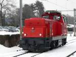 SBB - Bm 4/4  18415 im Bahnhof Nyon am 14.02.2013