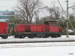 SBB - Bm 4/4  18438 im Bahnhof Nyon am 14.02.2013