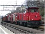 Bm 4/4 18444 verlsst mit dem Lschzug Rorschach Richtung St.Gallen.