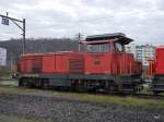 SBB - Rangierlok Bm 4/4  18407 im Güterbahnhof Biel am 14.12.2014